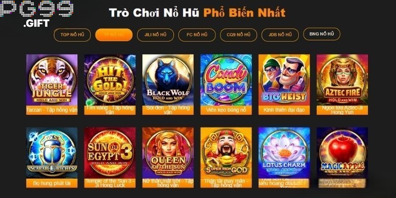 Cổng game tại casino PG99 và các trò chơi phổ biến