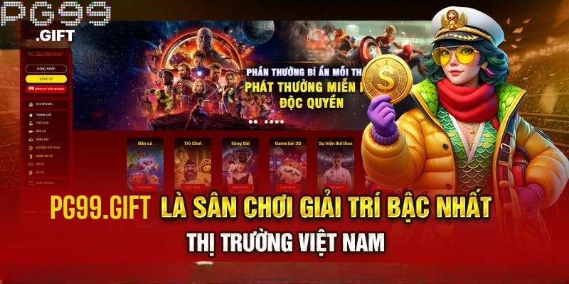 Giới thiệu tổng quan sảnh game bài PG99